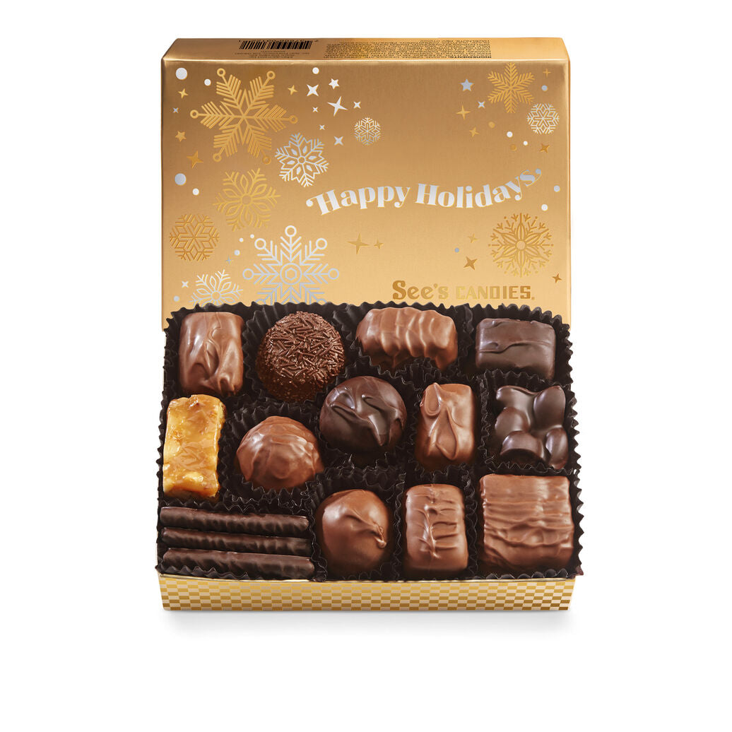 See's Candy Happy Holidays Box < 8 oz Assorted >